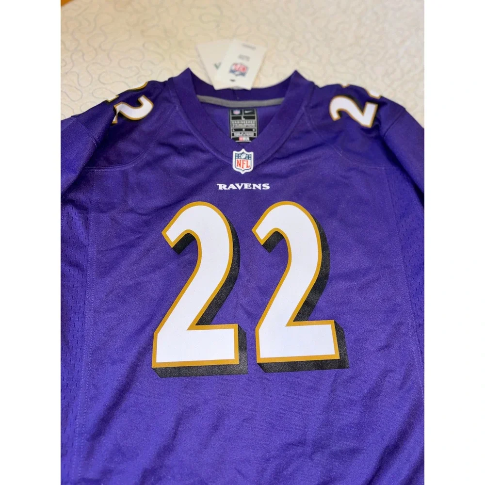 Nike Baltimore Ravens Derrick Henry 22 Youth Jersey Size Large 14/16